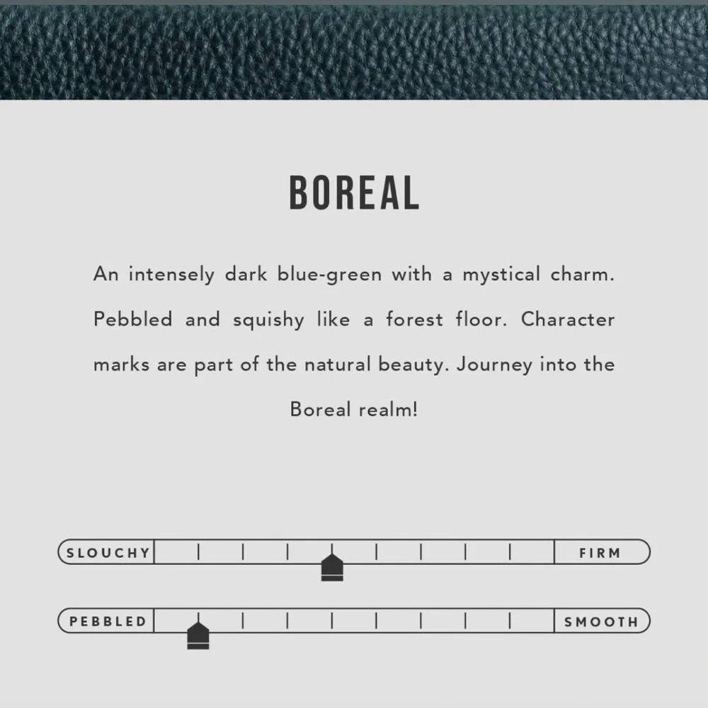 🆕 Portland Leather Goods LARGE Bucket Bag in BOREAL! 💚💙 - Picture 8 of 13